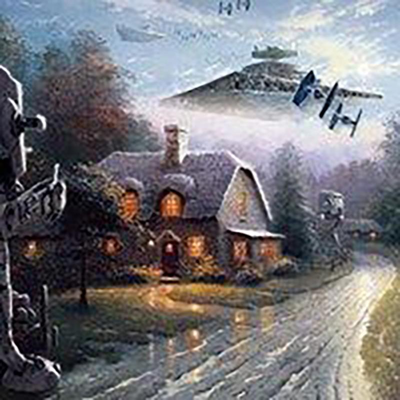 DIY Snow Scenic 5D Diamond Painting Full Round Drill Winter Diamond Embroidery Cross Stitch Mosaic Resin Gift Home Decor