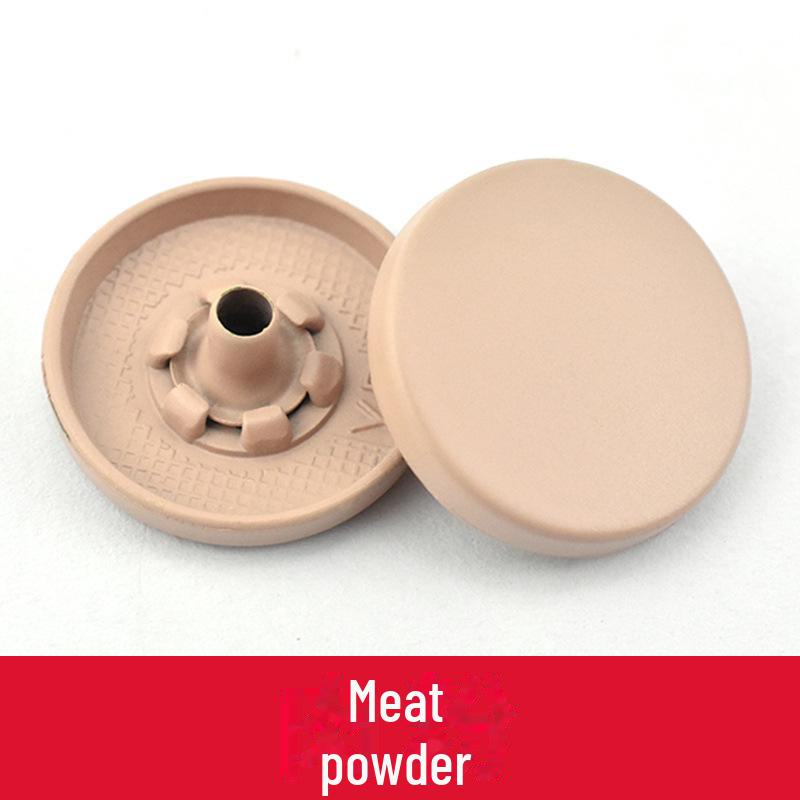 Набор невидимых кнопок из металлического сплава для курток