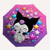 1pc Star Kuromi Automatic Opening and Closing Umbrella - Small Umbrella Suitable for Various Occasions, Portable 3-Fold Small Umbrella for Men and Wom