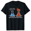 I Think You're Overreacting Funny Nerd Science Chemistry Graphic T-shirts Men Fashion Tshirt 100% Cotton Loose Oversized T Shirt