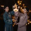 Organza Ribbon Butterfly Lanterns Material Package Hanging Festival Light  Crafting Party