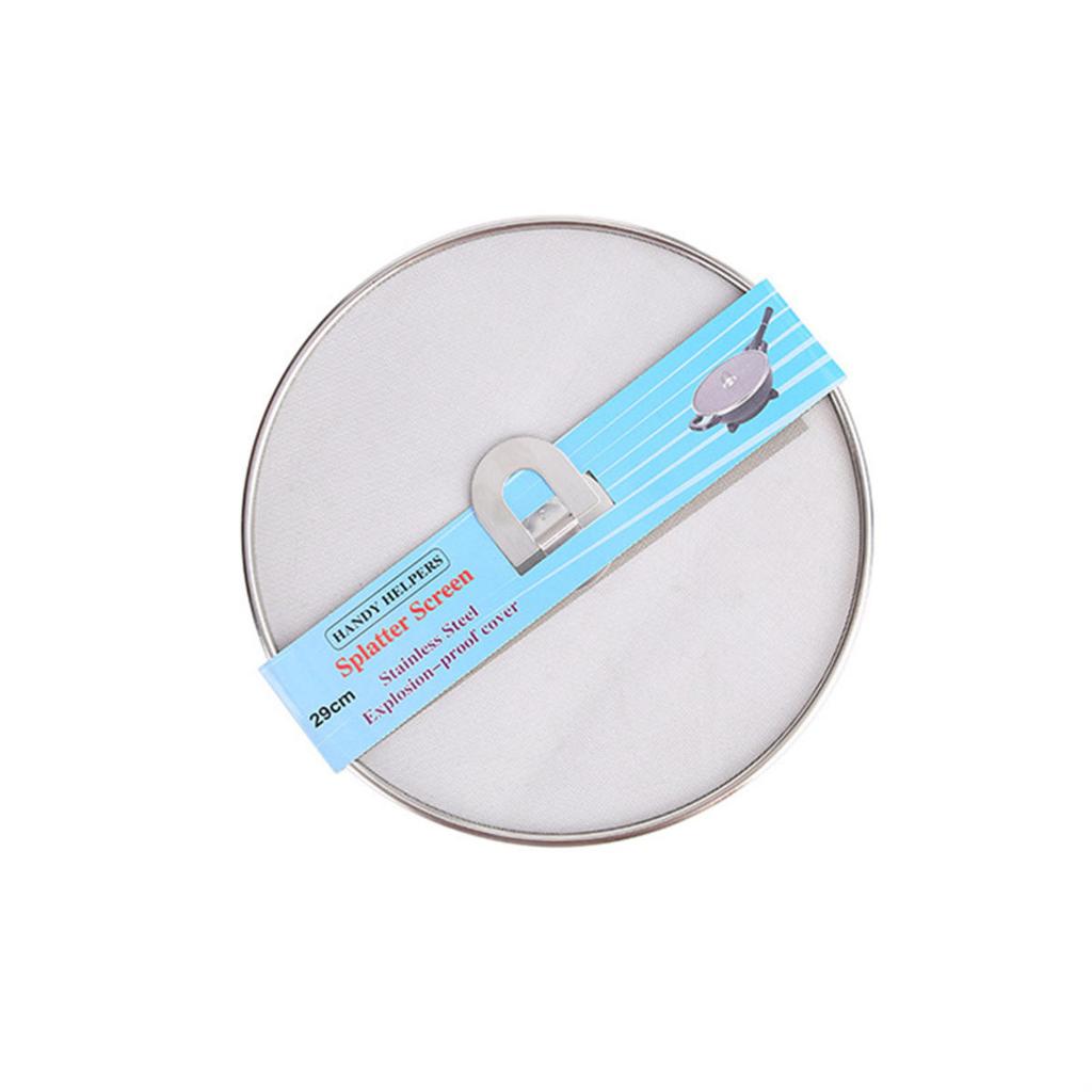 Экран от разбрызгивания масла, противоскользящий, из нержавеющей стали, защита от разбрызгивания масла, сковорода, крышка для защиты от масла, сетчатый фильтр для кастрюли, кухонный инструмент для приготовления пищи