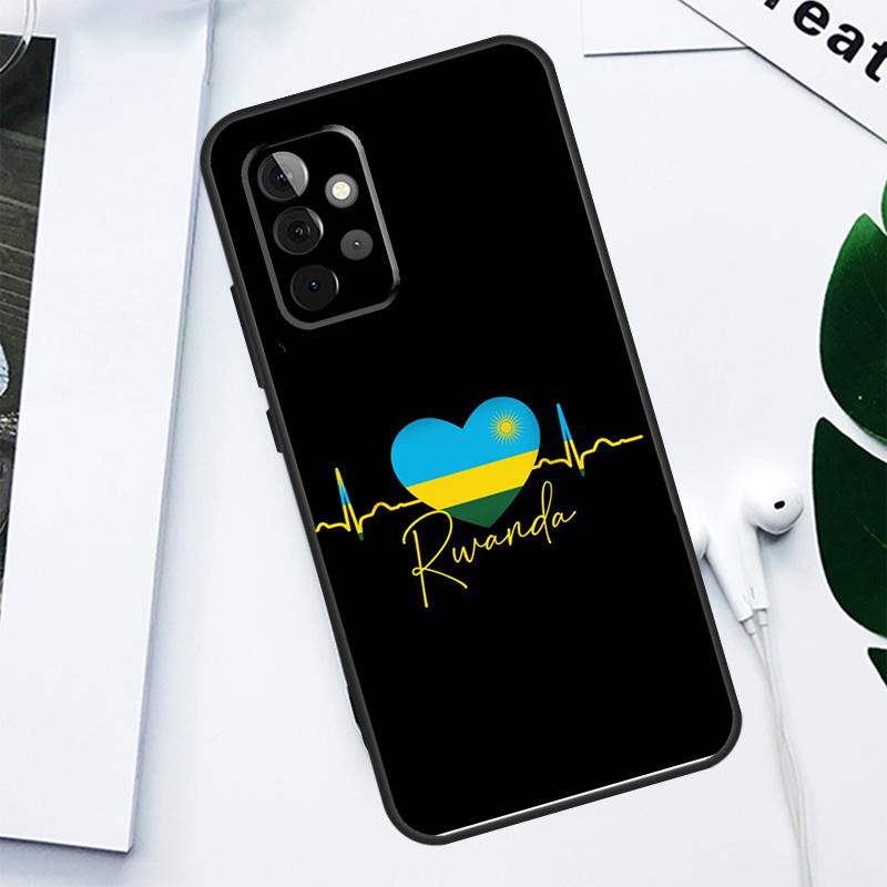 Rwanda Flag For Samsung Galaxy A13 A53 A33 A54 A34 A14 A55 A35 A15 A05 A06 A16 A22 A32 A52 Phone Case