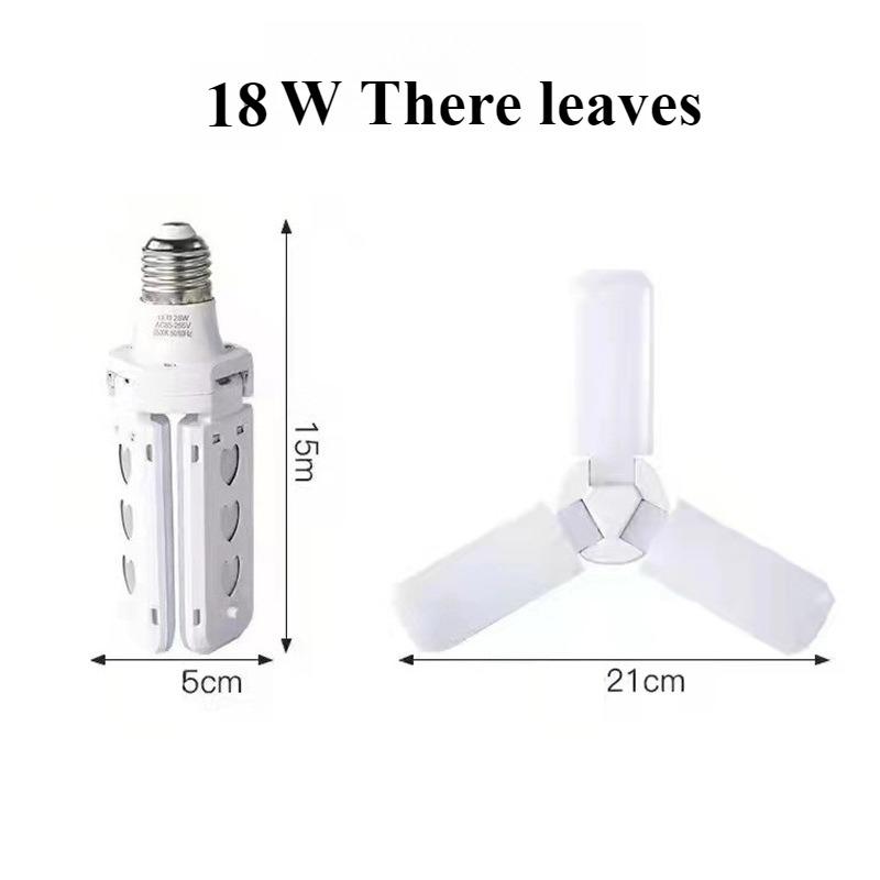 Светодиодная складная лампа для гаража E27 с винтовым цоколем, широким диапазоном напряжения, высокой мощностью, высокой яркостью и постоянным током, лампа-летающая тарелка