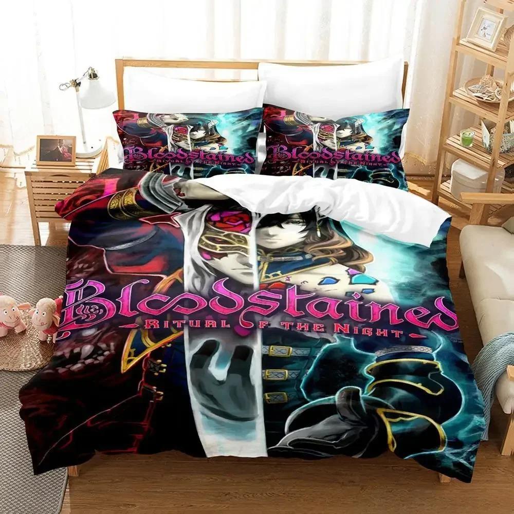 Игровой постельный комплект BLOODSTAINED RITUAL OF THE NIGHT Односпальный Twin Полноразмерный Queen King Размер Постельное белье для взрослых и детей Пододеяльник Комплекты Инструмент