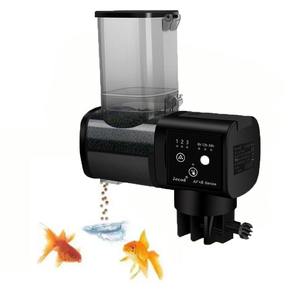 LCD Display Fish Tank Feeder 250ML/500M Automatic Fish Feeder Auto Fish Food Dispenser Small Tank