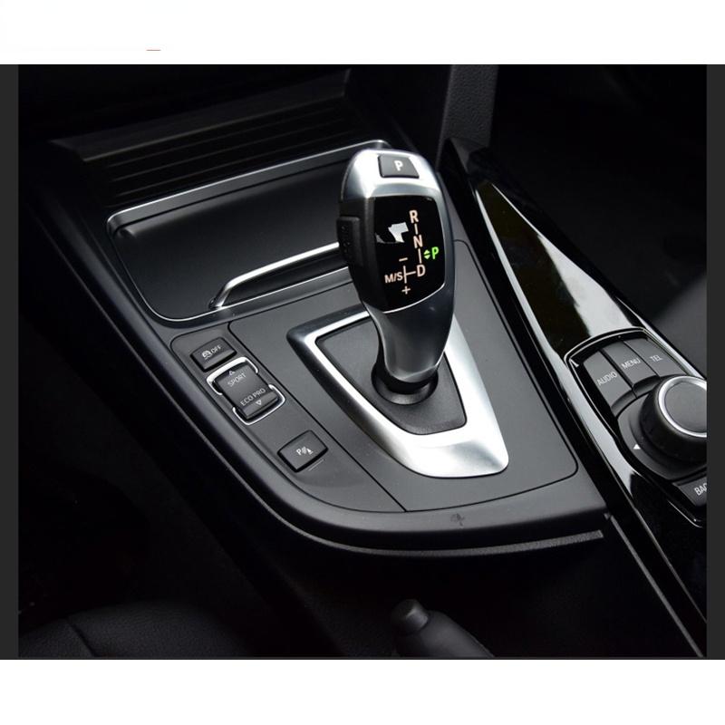 Автомобильные наклейки с узором из углеродного волокна, крышка панели переключения передач, внутренняя отделка для BMW F30 F31 F32 F33 F34 F36 3 4 Series 2013-