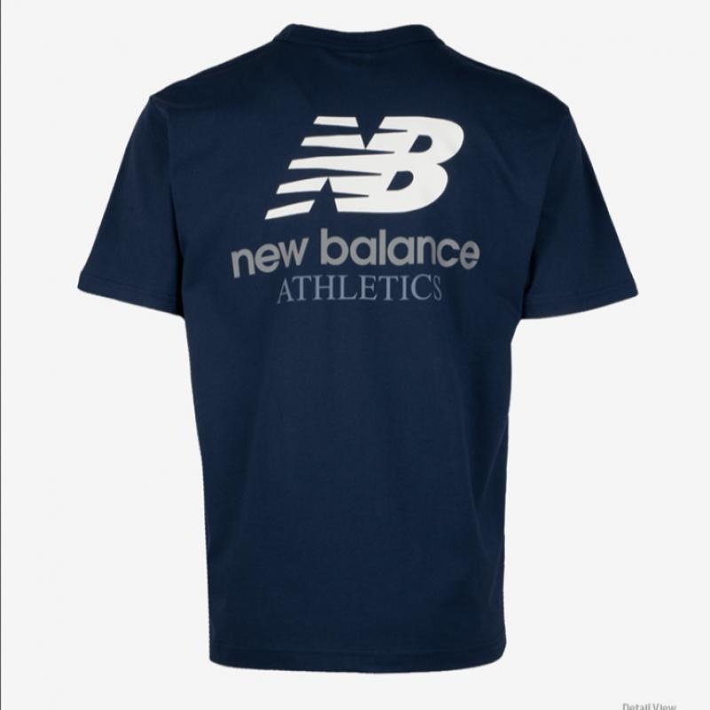 New Balance Galleria New Balance футболка с коротким рукавом Athletics Remastered Navy S50159
