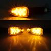 Amber Blinker Light Turn Signal Lamp 12V Voltage Compact Design Enhanced Visibility Compact Motorcycle Turn Signals Amber Light