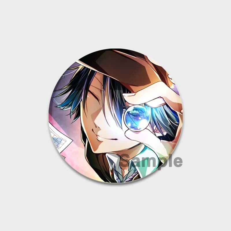 58 мм аниме булавка Bungo Stray Dogs нагрудные булавки Chuuya Ranpo Yosano акриловая брошь ручной работы из эпоксидной смолы значок ювелирный аксессуар для рубашки-сумки