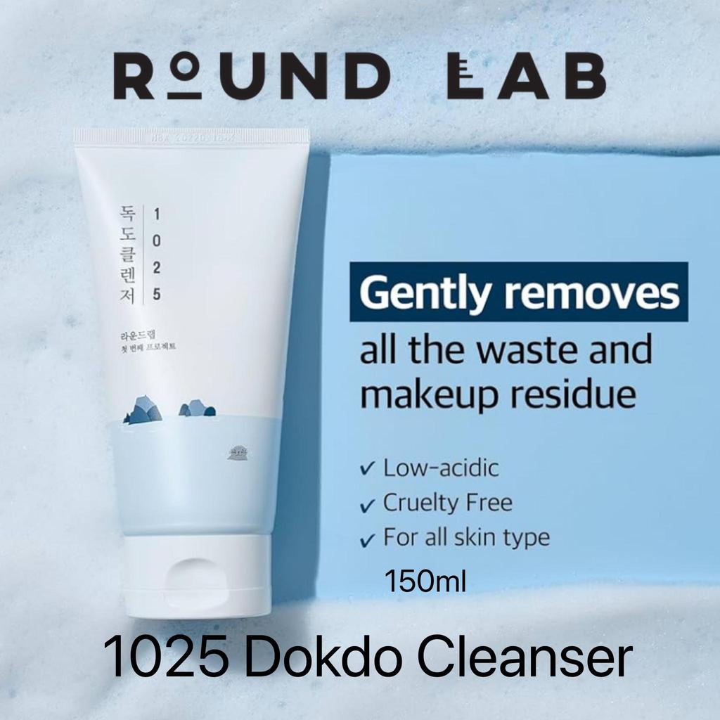 ROUND LAB 1025 Dokdo Slightly Acidic (pH 5.0 - 6.0) Foamy and Creamy Cleanser 150ml
