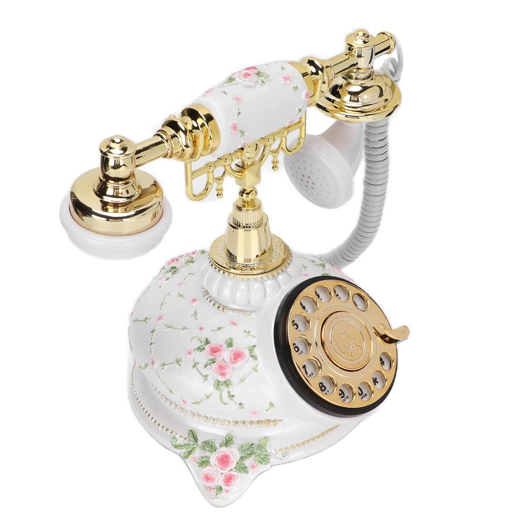 Ретро-антикварный телефон Изысканный дизайн Винтажные дисковые телефоны для гостиных Спальни Гостиницы