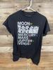 Sailor Moon T Shirt (S) Black Mercury Mars Jupiter Venus Tee Sm Short Sleeve Top