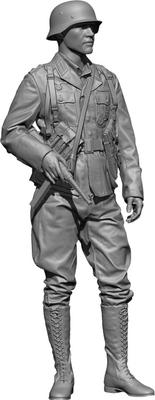 H3 Модели 1/35 Вторая мировая война Немецкий унтер-офицер Африканского корпуса Комплект для 3D-печати HS35095 (Человек)