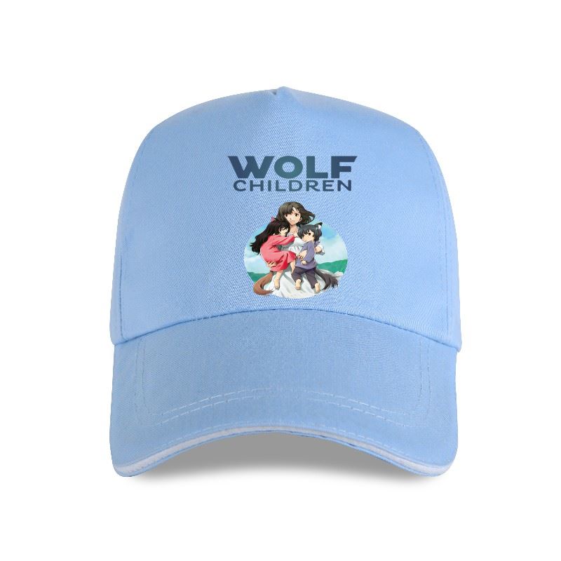 Новая кепка, шляпа, аниме, волк, дети V1, Kami Kodomo No Ame To Yuki, бейсбольная кепка всех размеров, S 5Xl, модная футболка унисекс, хлопковая марка te