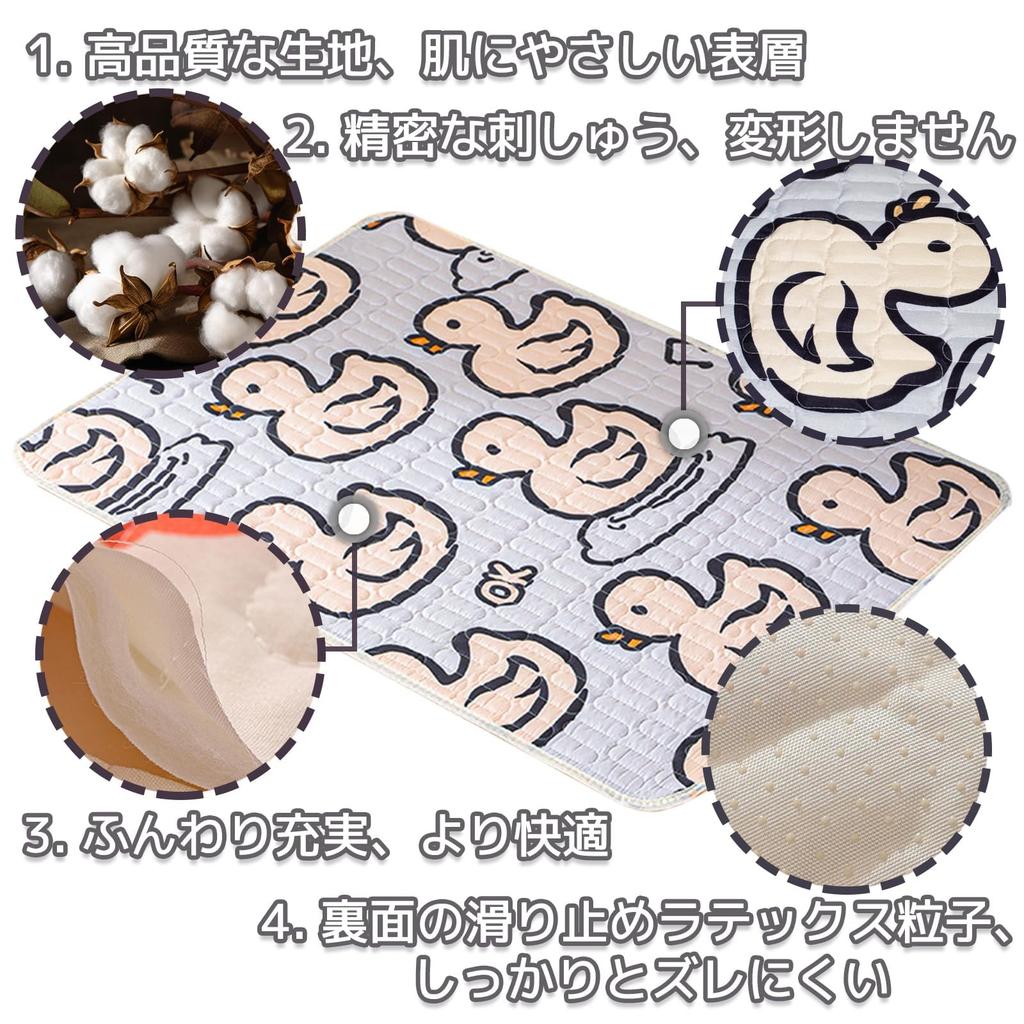 Моющиеся простыни для домашних животных, быстросохнущий коврик для мочи, набор из 2 штук для собак и прочный полиэстеровый коврик-подложка для туалета для машинной стирки, 2 шт. - для кошек, нескользящий, водонепроницаемый,