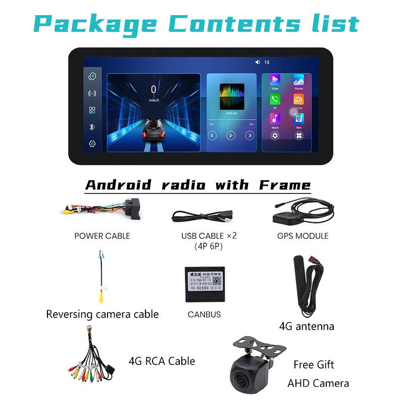 12,3-дюймовый 4G 2 Din автомобильный Android-радиоприемник для Toyota Corolla 12 2019-2025 GPS беспроводной CarPlay автомультимедиа стерео 36DSP DTS