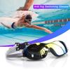 Professional Swim Glasses Anti-Fog Electroplate Diving Glasses Adjustable Swim Race Goggles for Women Men Youth Kids