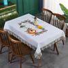 New Cloth Lace Tablecloth Tea Table Dust Cover Polyester Table Tablecloth Round Table Cloth