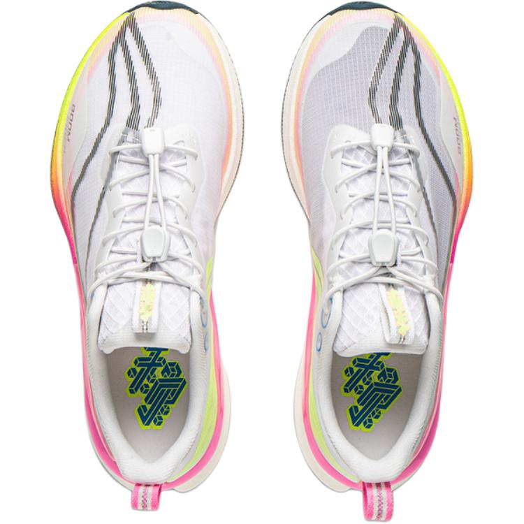 Li Ning Детские Кроссовки Red Rabbit 8 Pro Удобные Универсальные Амортизирующие Прочные Низкие Кроссовки Детские кроссовки Белый YKFV154-5