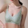 Summer One Piece Seamless Underwear Women Gathered Thin Section Bra Lace No Steel Ring Bra Beauty Back Corset