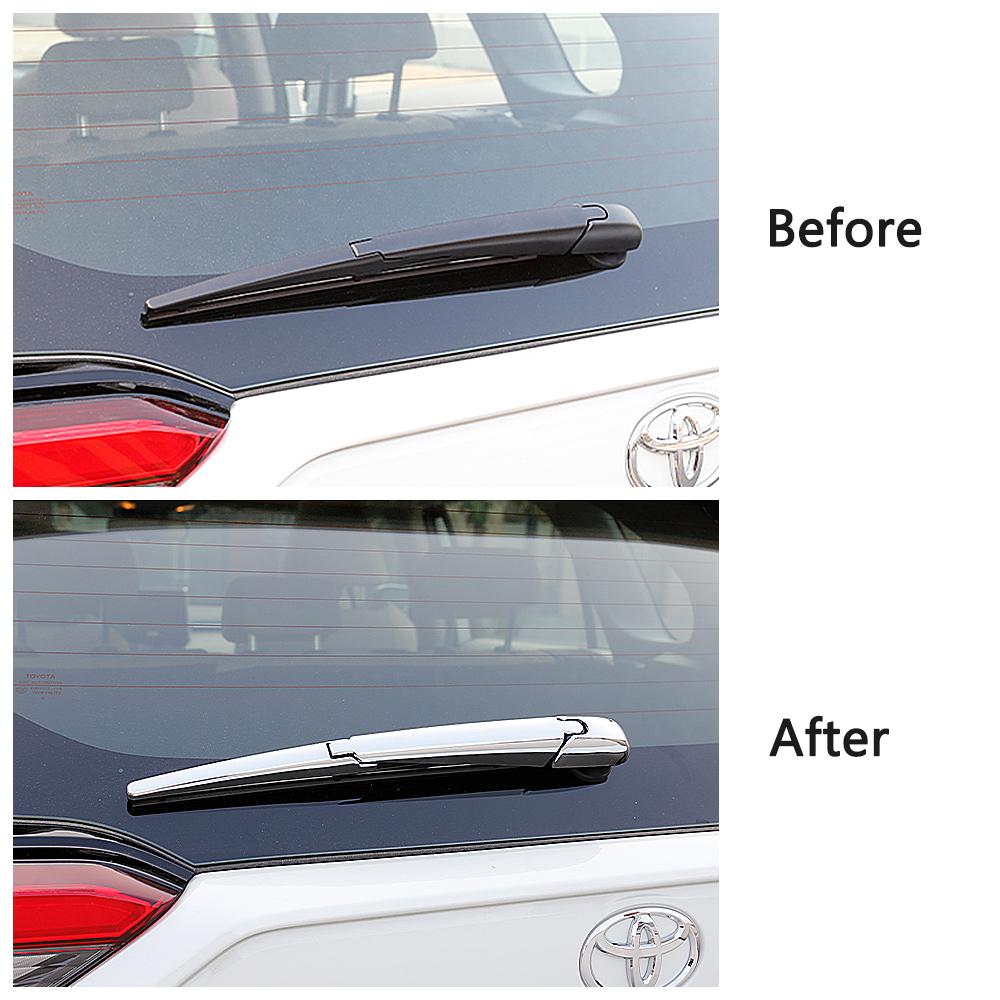 Для Toyota Rav 4 Rav4-2023 Хромированная задняя крышка дворника, накладка на хвостовое стекло, защита стеклоочистителя