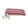 Coach Кошелек для ключей Однотонный На молнии Кожаный Кошелек Чехол для ключей Держатель для карт Женские кошельки Розовый C7957G-IMPO