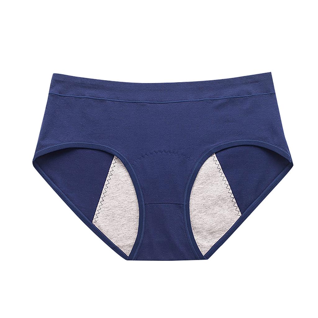 Women'S Menstrual Panties Mid-Waist Cotton Postpartum Women'S Panties Fully Covered Panties