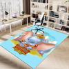 Dumbo'S Magical Flight Carpet For Playroom Bedroom Living Room Sofa Home Decorkids Game Area Rug Nonslip Floor Mat