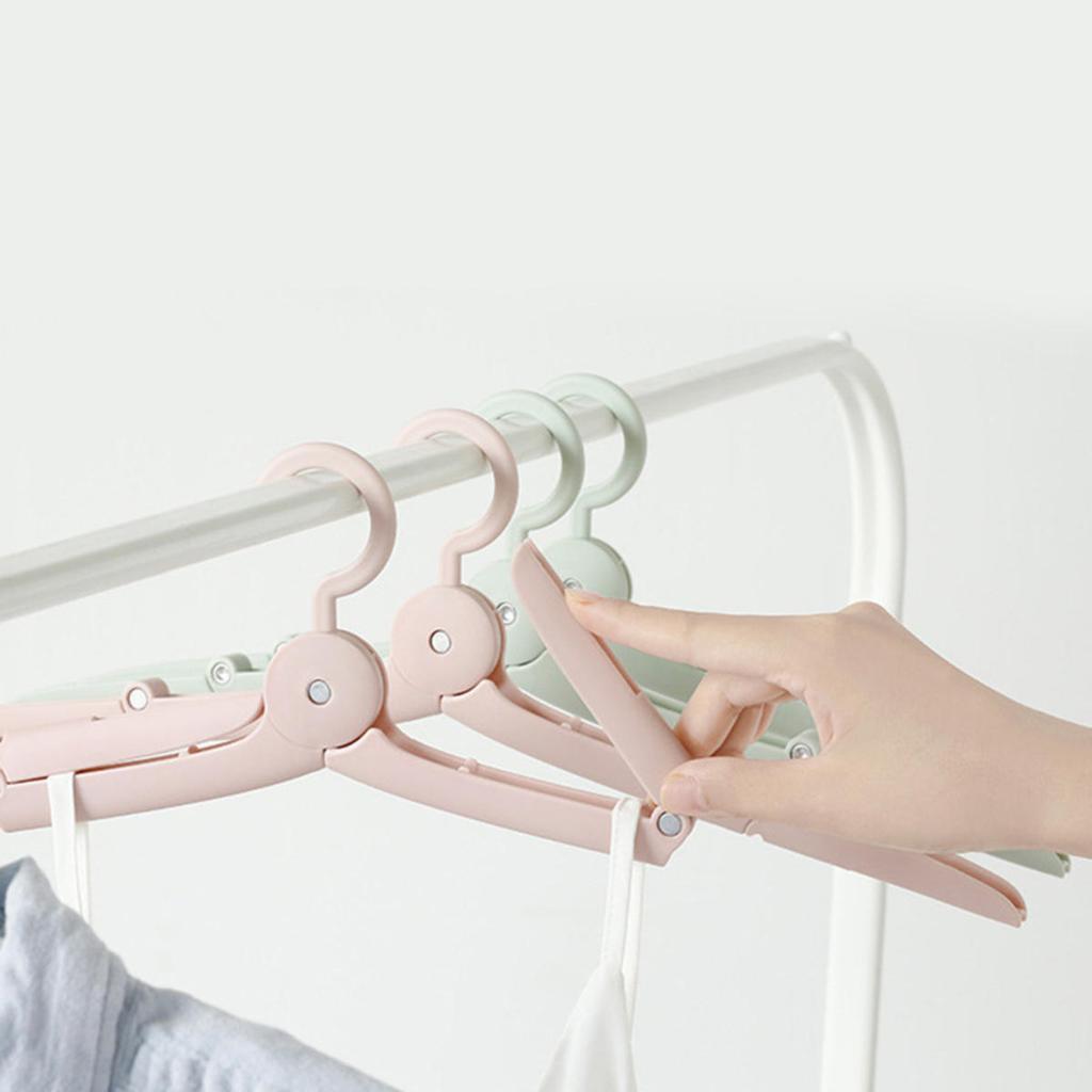 Travel Foldable Hangers Portable Clothes-rack Travel and Business Drying Hangers Windproof and Anti Slip Drying Clothes-rack