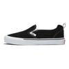 Vans Черные белые кроссовки-слипоны Knu унисекс VN0009QD6BT