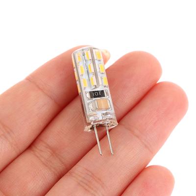 1 шт. Светодиодная лампа G4 1,5 Вт AC220 В Свет для люстры 3014SMD Энергосберегающая Мини-силиконовая лампа Угол луча 360° Галогенный свет Прожектор