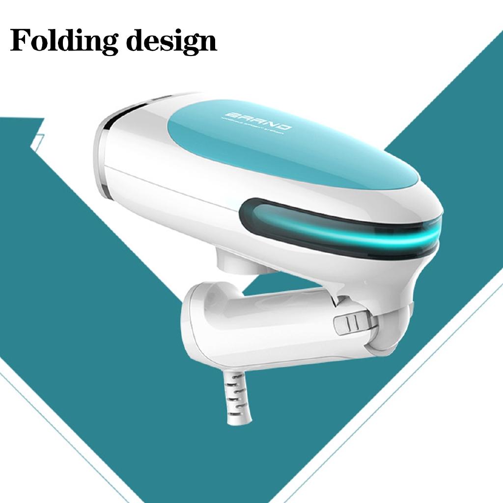 Ручной отпариватель 1500 Вт, 3 режима регулировки, отпариватель для одежды, ручка для непрерывной подачи пара, складной, защита от сухого нагрева, 280 мл