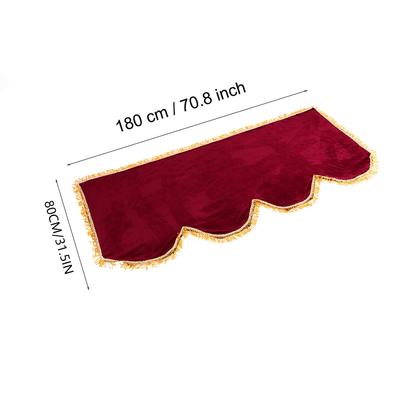 Чехол для клавиатуры Pleuche Anti dust Decorated для электронного пианино 6188 Key (Бордовый 88Оверсайз)