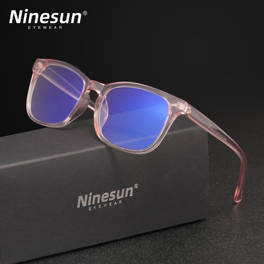 NINESUN Rectangle Blue Light Blocking Glasses Women Men Eyewear Anti Blue Ray Computer Relieve Fatigue Optical Lens Eyegalsses