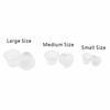 100Pcs S/M/L Plastic Disposable Microblading Tattoo Ink Cups Permanent Makeup