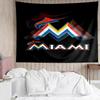 1PC Marlins Team Logo Art Quick-Dry Tapestry, Unique Design Tapestry, Suitable for Bedroom,Livingroom, Playroom,Heartwarming Holiday Gifts