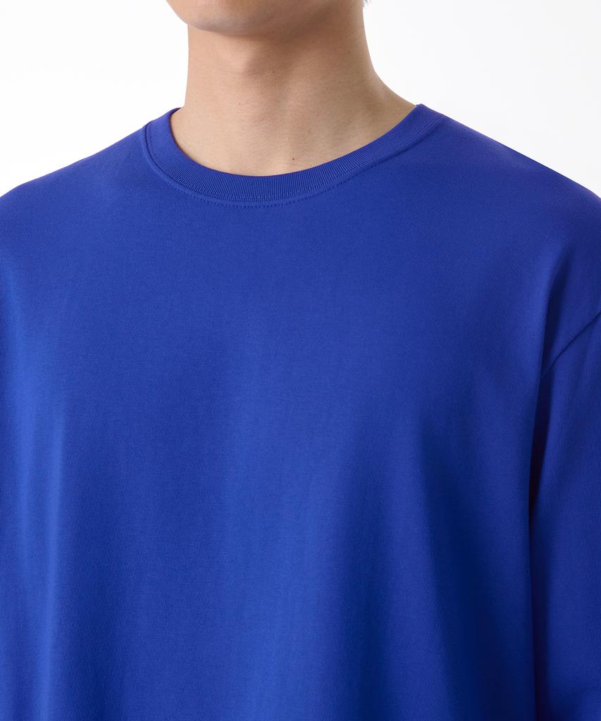 MUSINSA STANDARD Basic Long Sleeve T-Shirt [Blue]