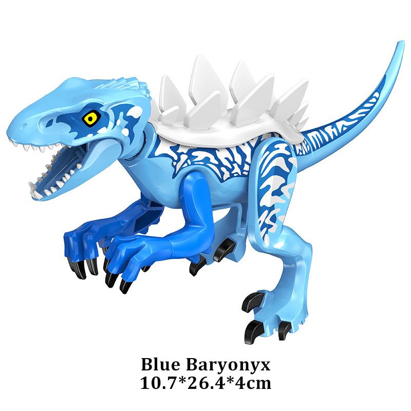 Мир Юрского периода Жестокий Раптор Тираннозавр Трицератопс Индоминус Рекс Модель Строительные блоки Дино Велоцираптор Фигурка Кирпичики Игрушки