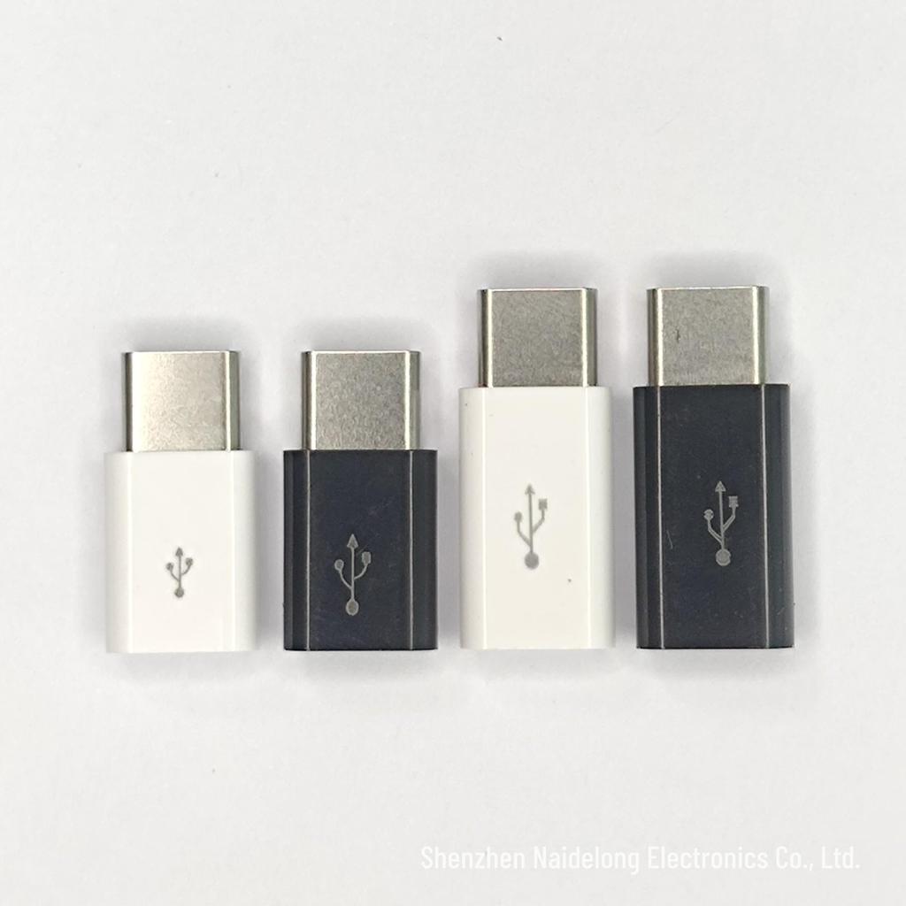 USB-C To Micro USB 2.0 OTG Adapter and Charger