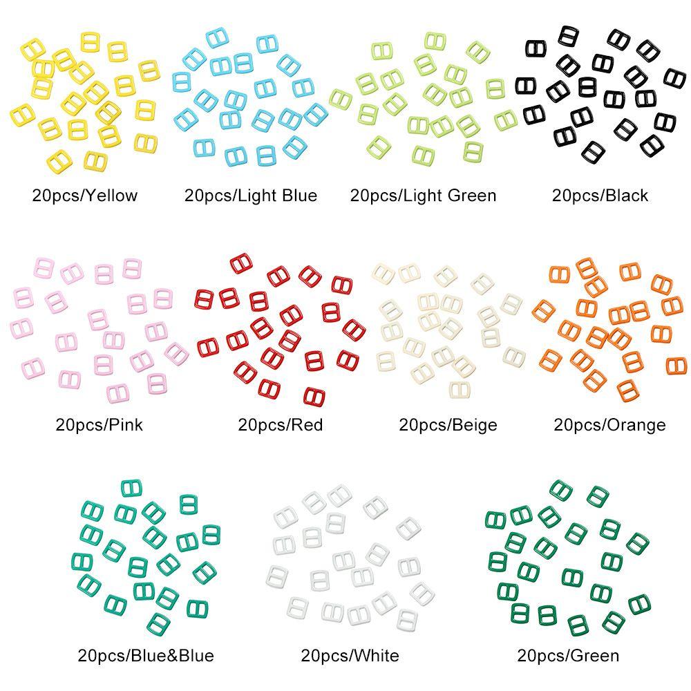 Stuffed Toys Mini Ultra-small Doll Bags Accessories Tri-glide Buckle Diy Dolls Buckles Belt Buttons