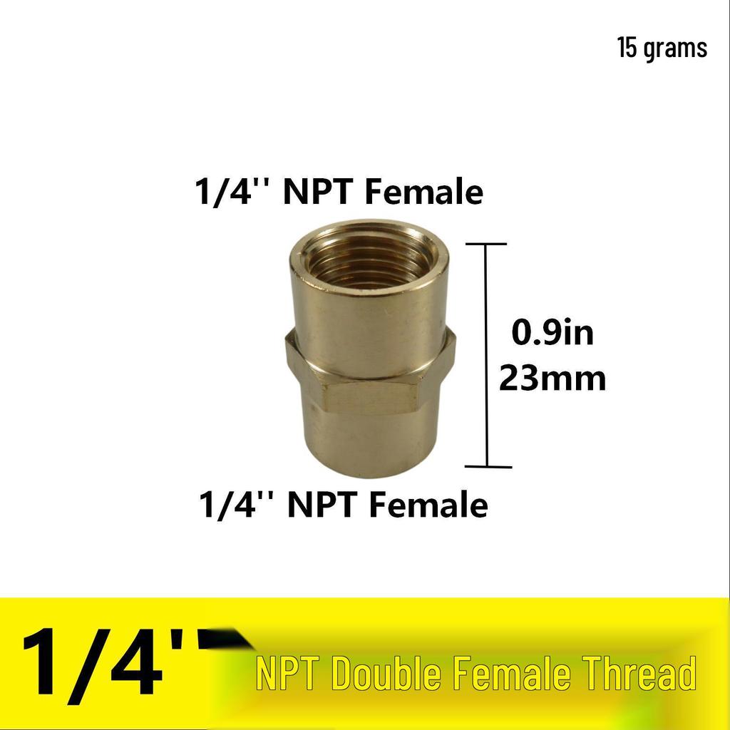 Латунный переходник для трубы, наружная резьба NPT 1/2", шестигранник 1", наружная резьба NPT