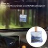 Car Hanging Scented Sachet Bag with Ribbon Magnetic Vent Clip Long Lasting Fragrance Air Purifying Drawer Closet Wardrobe Auto Air Freshener