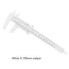 0-150MM Sliding Caliper Plastic Lightweight Smooth Plastic Square Ruler Easy to Measure Accurate Measuring Tool Line Saw