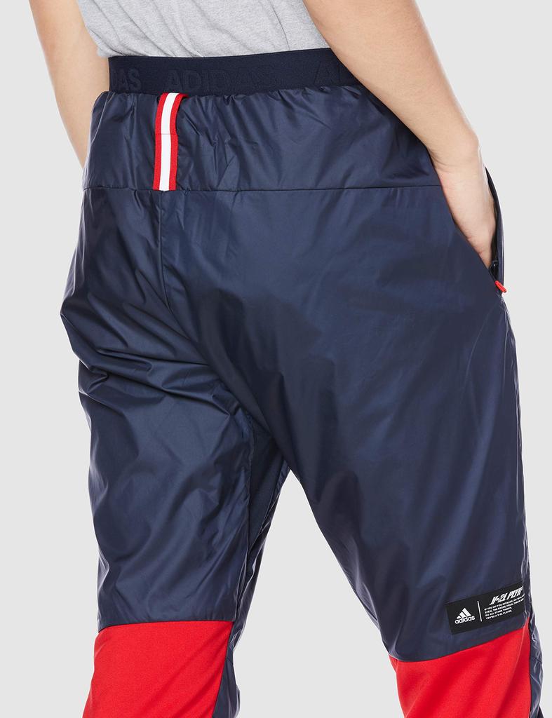 Adidas INT58 Wind Pants In Legend Size To Japanese Size Men's 5-Tool Ink/Scarlet (FS3743), J/S (equivalent S)