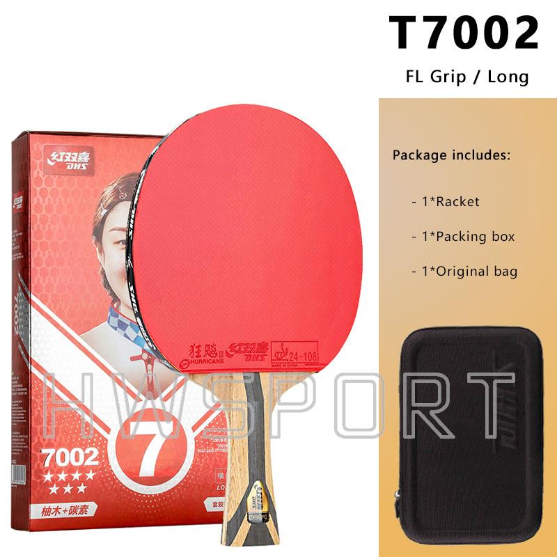 Оригинальная ракетка для настольного тенниса DHS 7 Star Offensive 8 Star 9 Star Professional Ping Pong Ракетка ALC Carbon Paddle