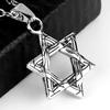 Мужское ожерелье сплошного цвета в форме звезды в стиле хип-хоп, ретро-мужская подвеска для повседневного ношения