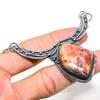Bird Eye Jasper Handmade 925 Sterling Silver Jewelry Pendant 2.76" T2l00