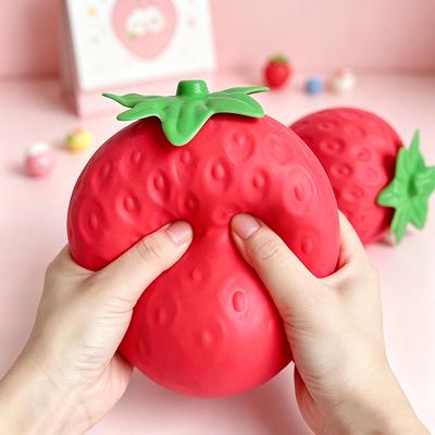 Супер-гигантская клубничная сквиши-игрушка, медленно поднимающаяся, имитация клубники, антистресс, против тревожности, фиджет-игрушки для взрослых, подарки друзьям