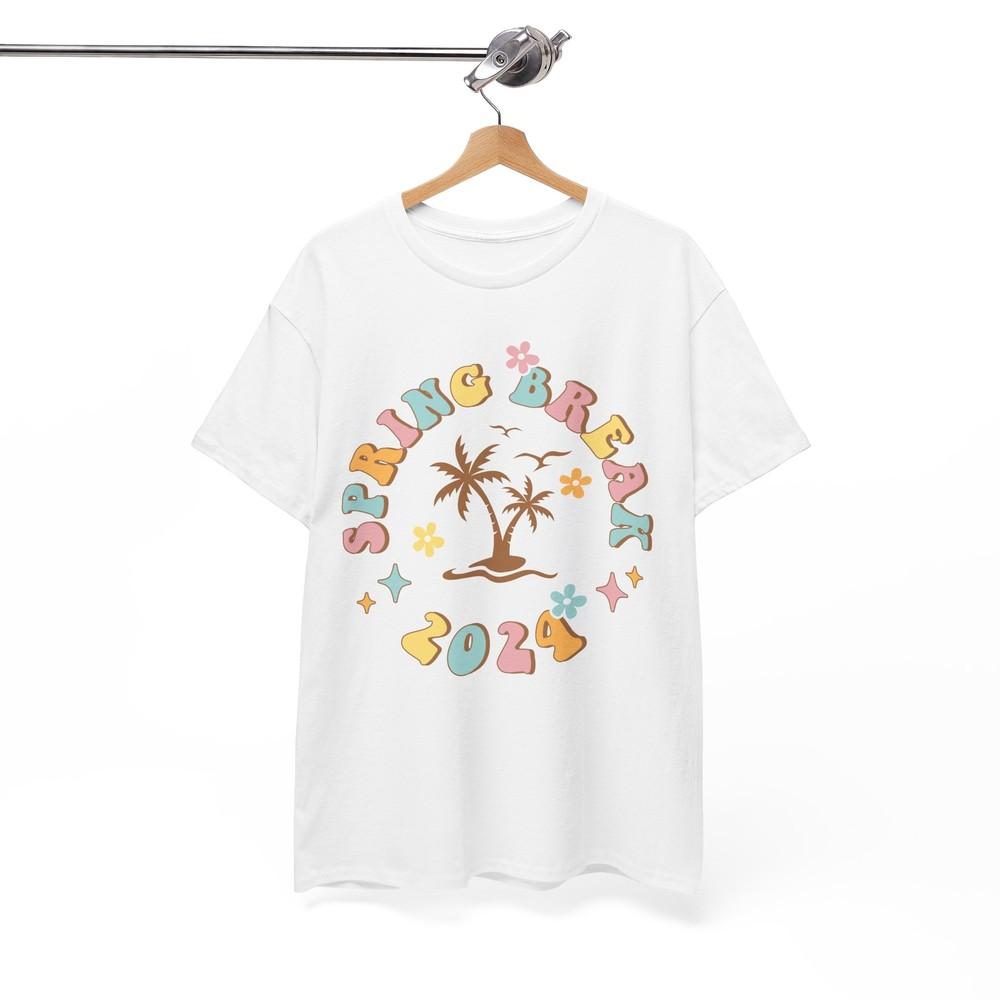 SPRING BREAK Shirt | Tulip Field T-Shirt | Colorful Flowers Springtime Tee